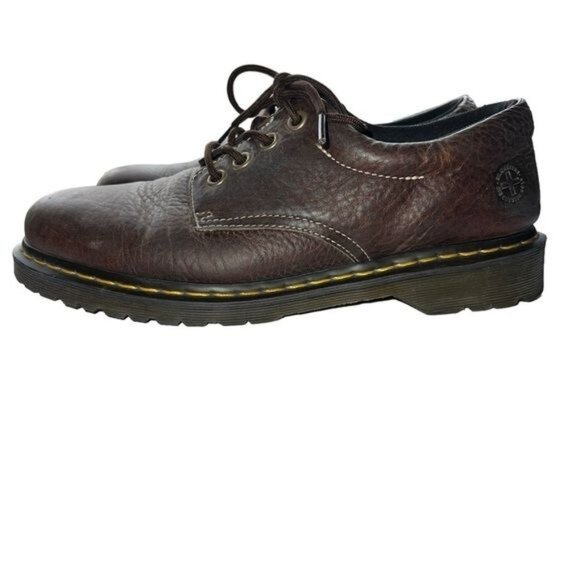 Dr. Martens Other - Dr. Martens Men’s Boston Oxfords Brown Leather Lace-up Shoes Size 12